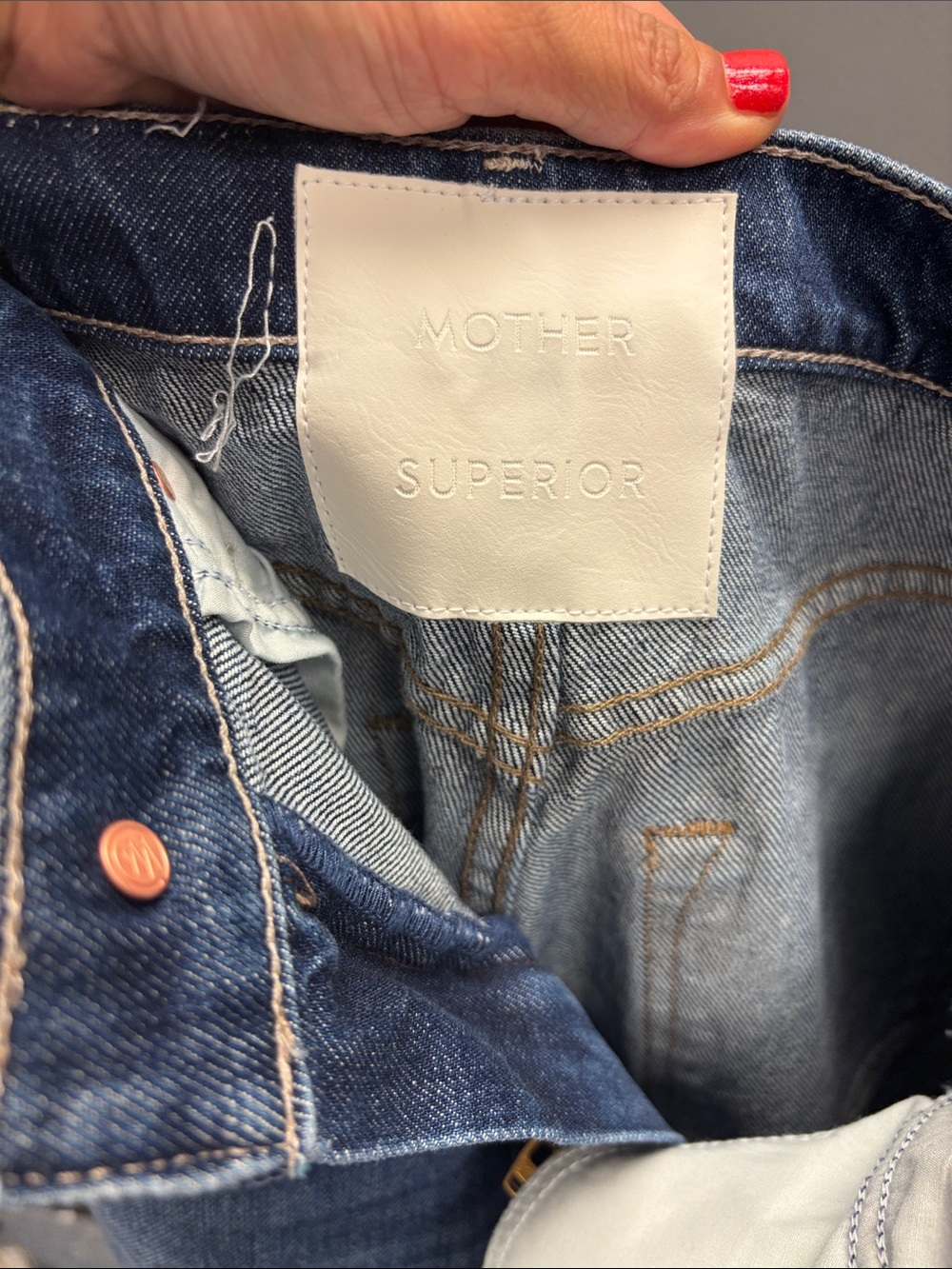 Mother half pipe ankle Relaxed Blue Jeans New W/O tag - Picture 9 of 14